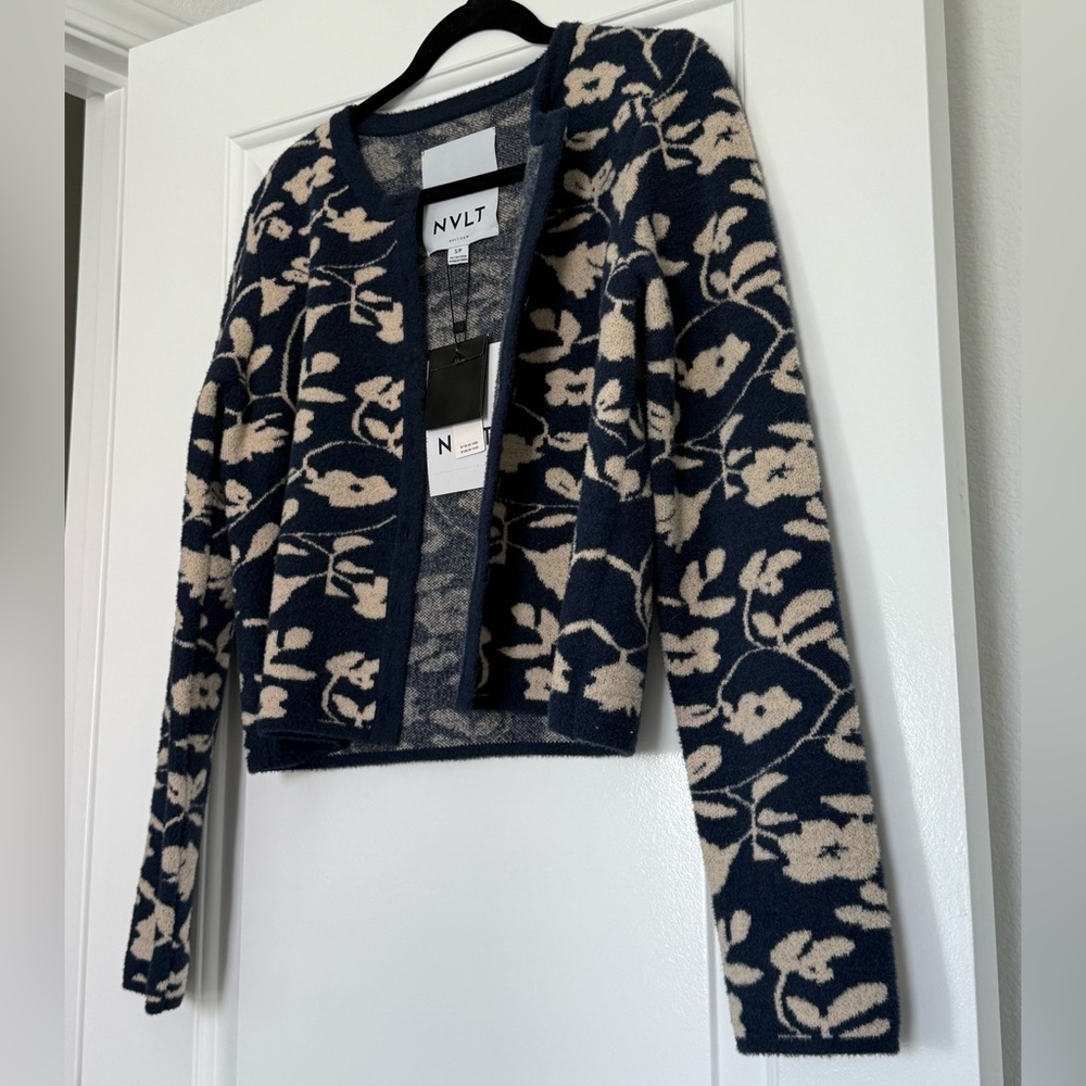 Anthropologie NVLT Floral Lady Cardigan Coat
Navy Sweater - Picture 4 of 6